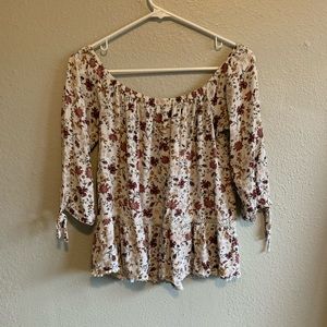 American eagle off the shoulder top